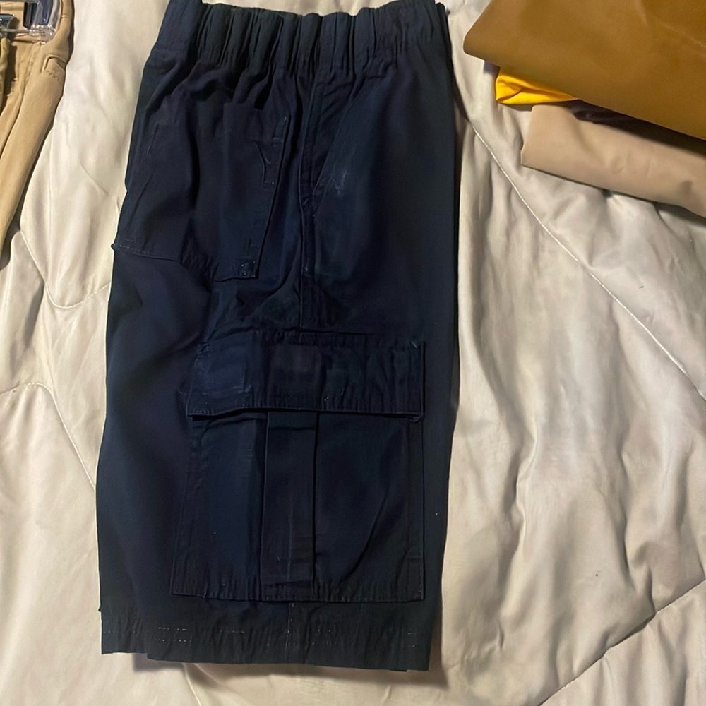 Children’s place blue uniform cargo shorts